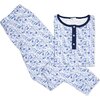 New York City Women's Jogger Pajamas, Blue - Pajamas - 1 - thumbnail