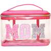 MOM Clear Glam Bag, Pink - Bags - 1 - thumbnail