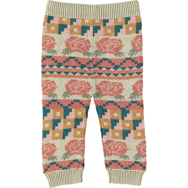 Knitted Trousers, Roses