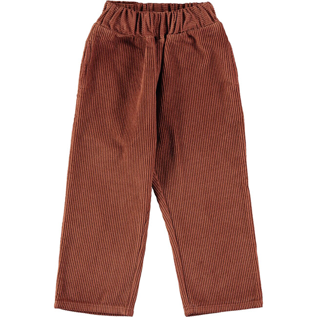 Corduroy Baby Trousers, Brandy Brown