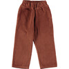 Corduroy Baby Trousers, Brandy Brown - Pants - 1 - thumbnail