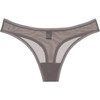 Women's Elle Classic Thong, Smoke - Underwear - 1 - thumbnail