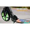 A5 Lux Light Up Scooter, Green - Scooters - 4
