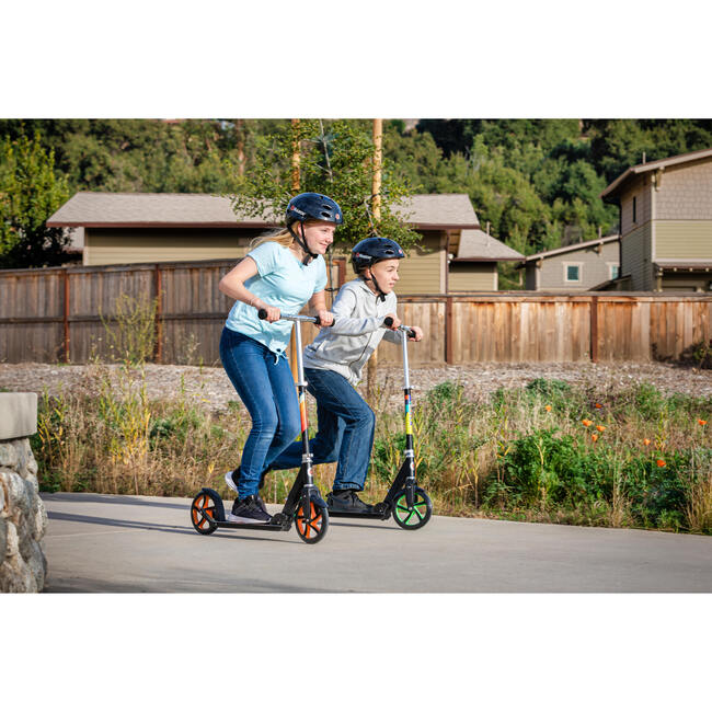A5 Lux Light Up Scooter, Green - Scooters - 6