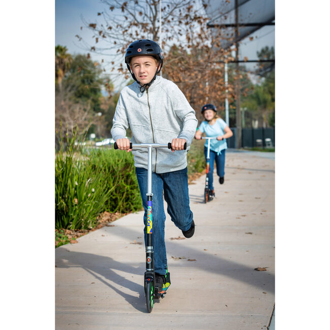 A5 Lux Light Up Scooter, Green - Scooters - 7
