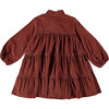 Micro Corduroy Dress, Brandy Brown - Dresses - 2 - thumbnail