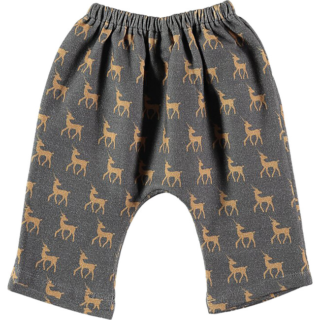 Baby Fleece Trousers, Deer - Sweatpants - 1