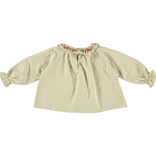 Bambula Embroidered Baby Blouse, Off White