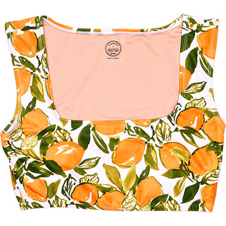 Women's Clementine Square Neck Swim Top, Le'Orangerie