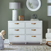 Tanner 6-Drawer Assembled Dresser, Warm White - Dressers - 2