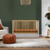Bento 3-in-1 Convertible Storage Crib with Toddler Bed Conversion Kit, Natural/White - Cribs - 9 - thumbnail