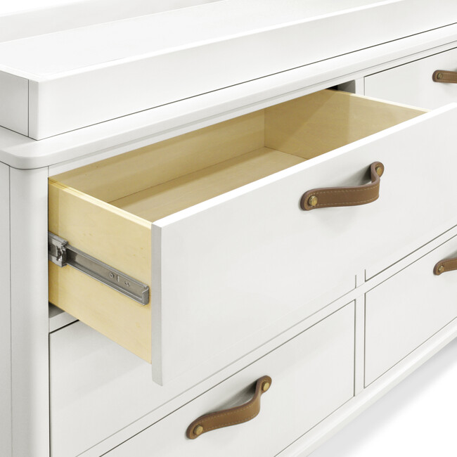 Tanner 6-Drawer Assembled Dresser, Warm White - Dressers - 4