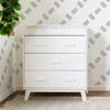 Scoot 3-Drawer Changer Dresser with Removable Changing Tray, White - Dressers - 4