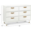 Tanner 6-Drawer Assembled Dresser, Warm White - Dressers - 7