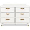 Tanner 6-Drawer Assembled Dresser, Warm White - Dressers - 9