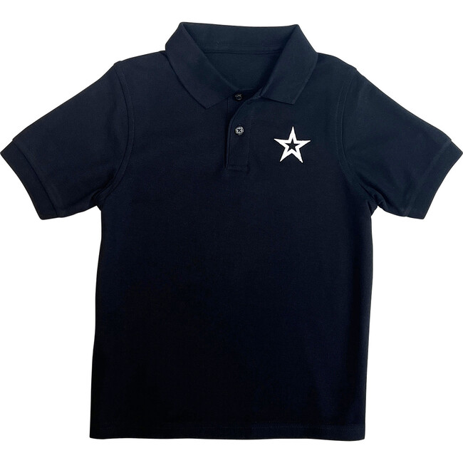 Star Polo Shirt, Black