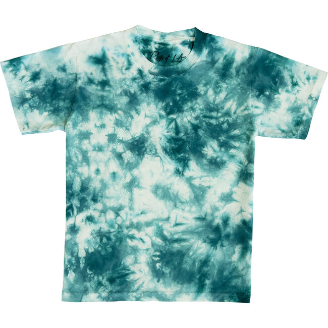 Crystal Tie-Dye T-shirt, Ocean Green - Tees - 1