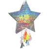 Silver Star Party Piñata - Decorations - 1 - thumbnail