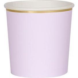 Set of 8 Tumbler Cups, Lilac