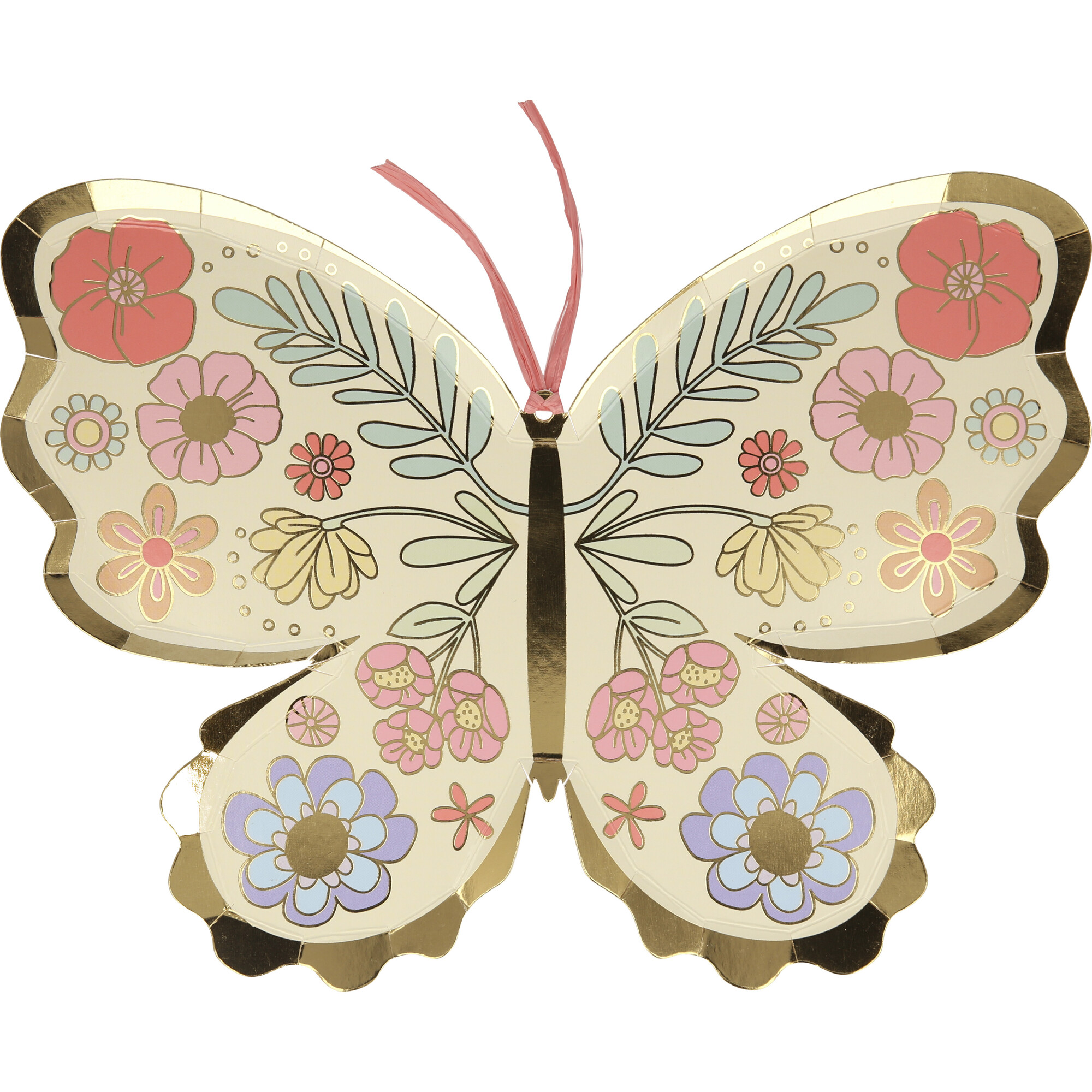 Floral Butterfly Plates - Tableware - 1