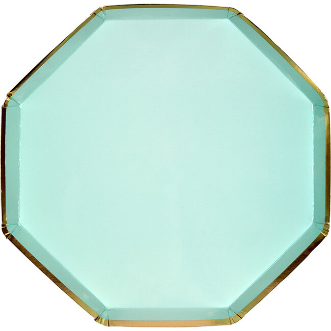 Small Mint Octagonal Plates