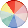 Color Wheel Dinner Plate - Tableware - 1 - thumbnail