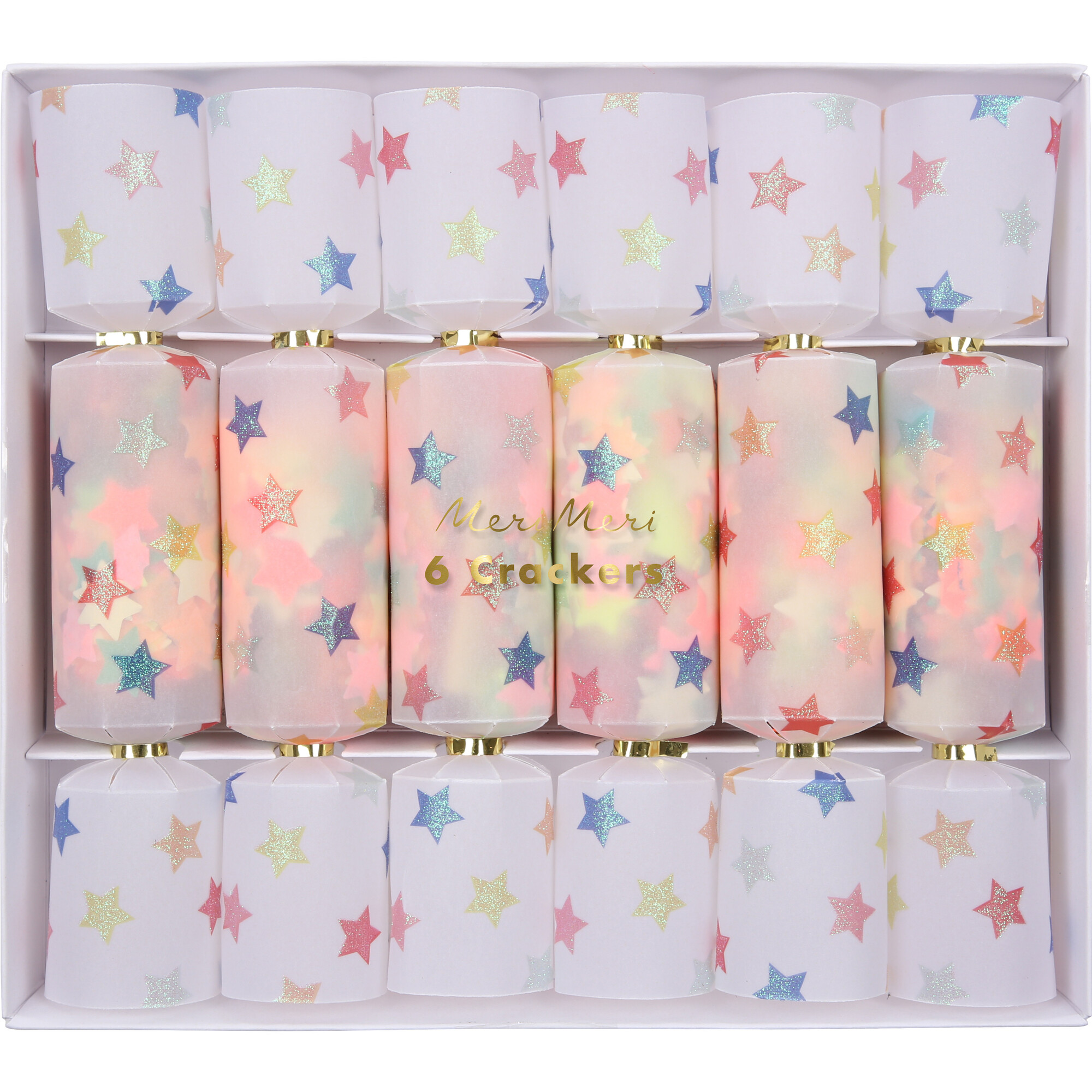 Multicolor Star Confetti Crackers - Party Accessories - 1