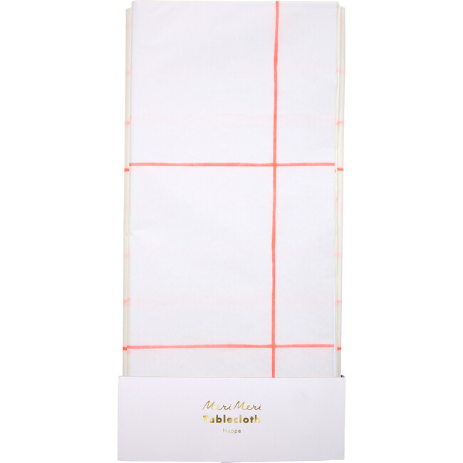 Coral Grid Table Cloth - Tabletop - 1