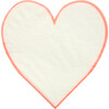 Coral Heart Outline Napkins - Tableware - 1 - thumbnail