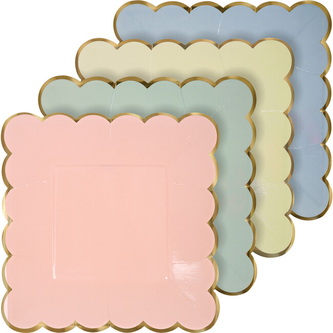 Assorted Pastel Plates, Small - Tableware - 1