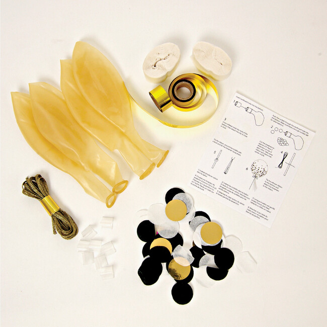 Metallic Confetti Balloon Kit - Decorations - 3