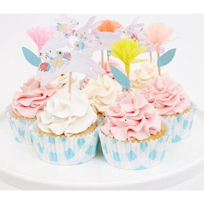Spring Bunny Cupcake Kit, Multi - Party Accessories - 2