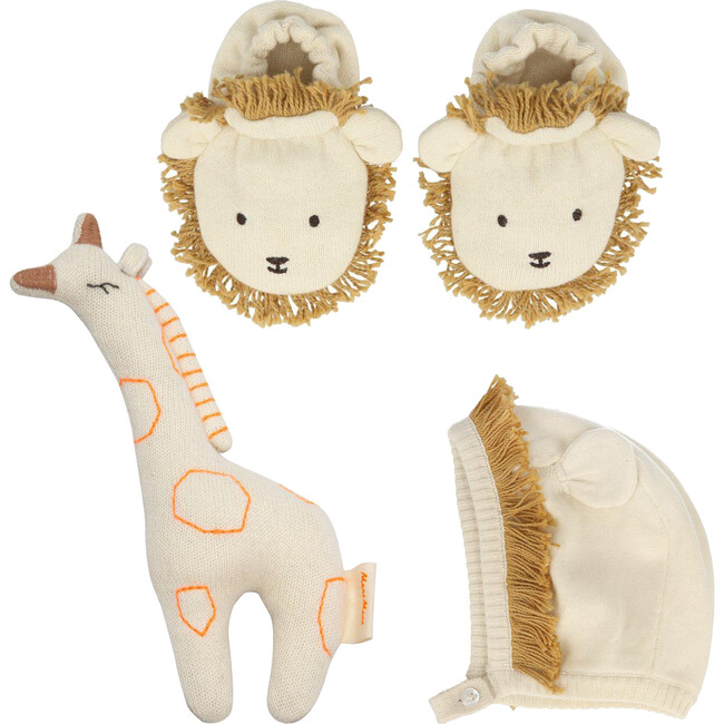 Lion & Giraffe Baby Gift Set - Mixed Gift Set - 1
