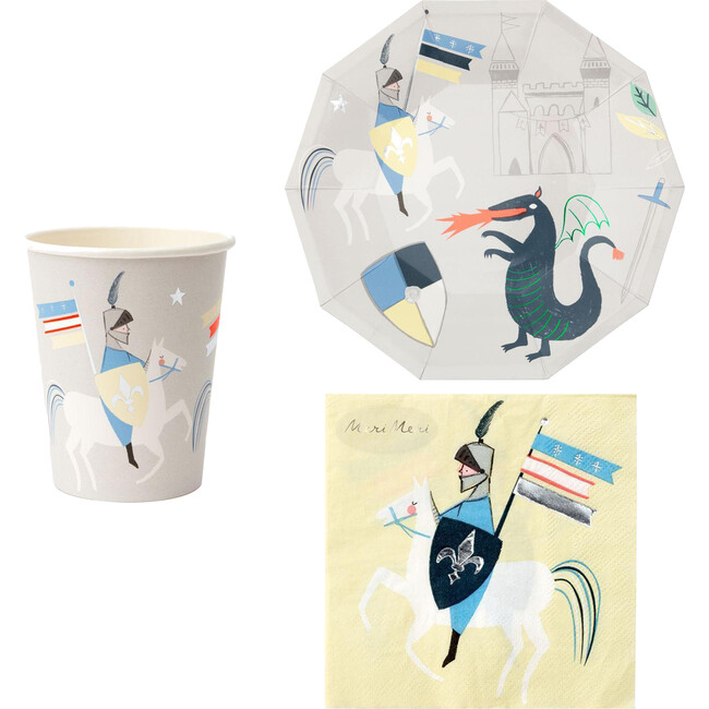 Dragons & Knights Party Pack Trio - Decorations - 1