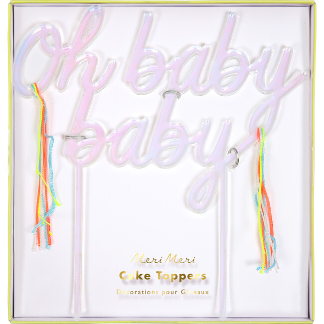 Oh Baby Baby Acrylic Topper - Tableware - 1