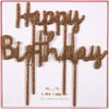 Happy Birthday Acrylic Toppers - Tableware - 1 - thumbnail