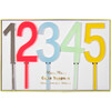 Multicolor Number Cake Toppers - Tableware - 1 - thumbnail