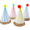 Pompom Party Hats - Party Accessories - 1 - thumbnail