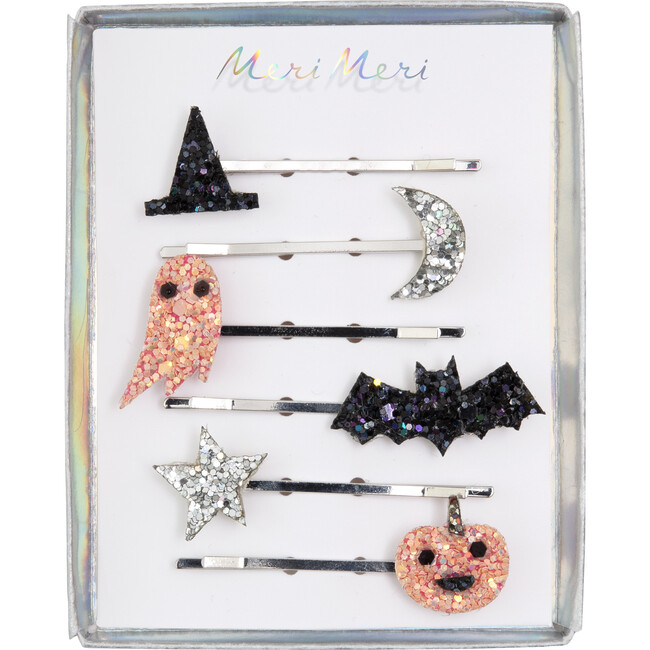 Halloween Icons Glitter Hair Slides - Favors - 1