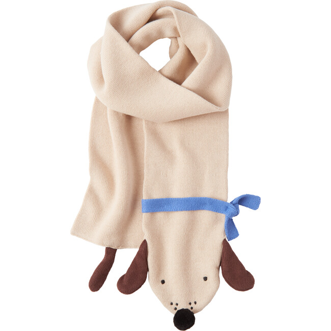 Knitted Puppy Scarf - Scarves - 1