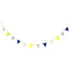 Blue Knitted Flag Garland - Wall Décor - 1 - thumbnail