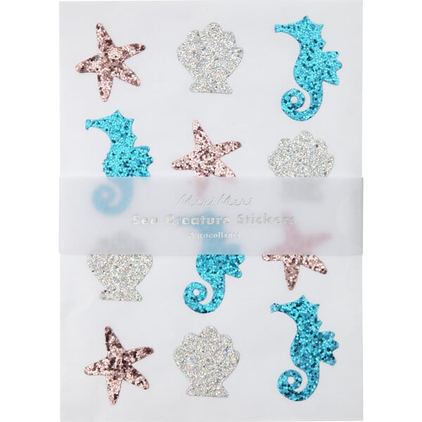 Glitter Sea Creature Sticker Sheets - Meri Meri Desk & Stationery ...