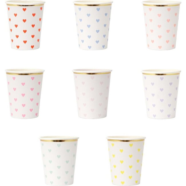 Pastel Palette Heart Cups - Party - 1