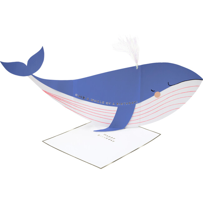 Whale Stand-Up Card