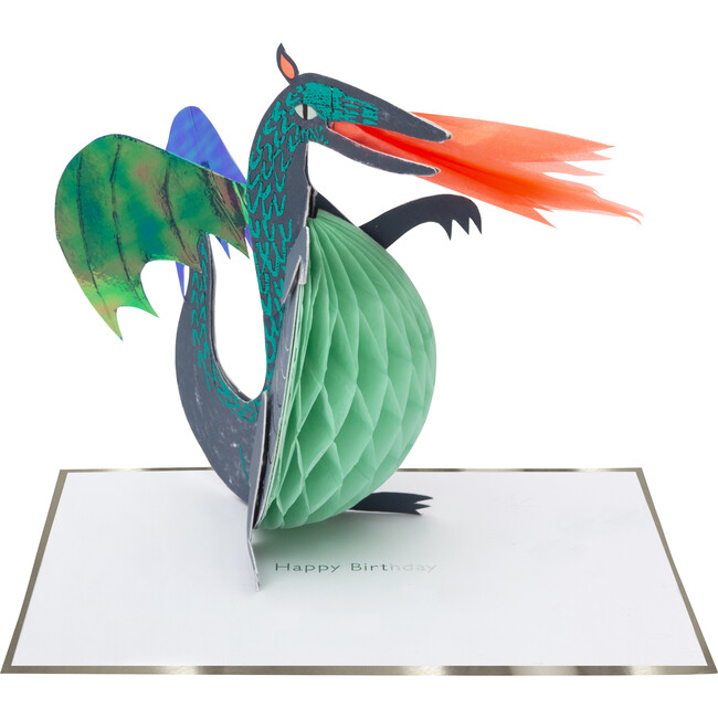 Honeycomb Dragon Stand-Up Card