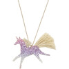 Unicorn Glittered Necklace - Necklaces - 1 - thumbnail