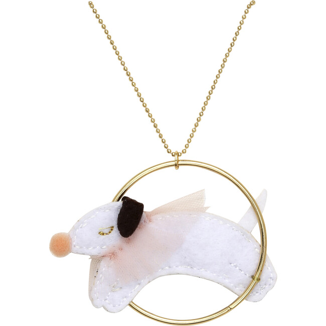 Dog In A Hoop Necklace - Necklaces - 1