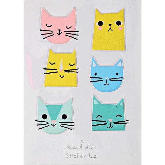 Cat Puffy Stickers - Paper Goods - 1