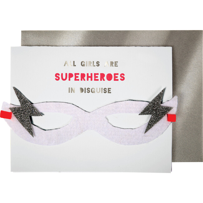 Girl Superhero Card