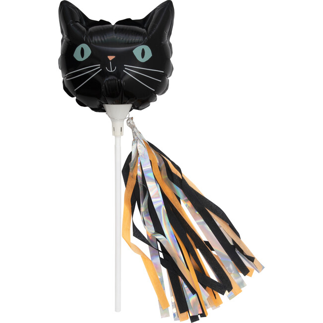 Mini Halloween Cat Balloon Wands - Decorations - 1
